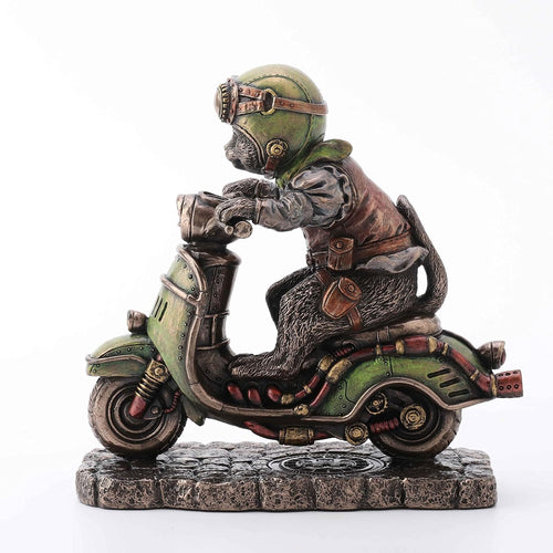 Steampunk Scooter Racer Cat