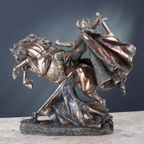 Viking On Rearing Horse