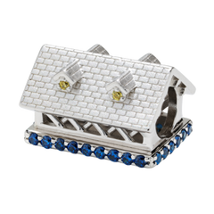 Gemstone Covered Bridge Bead