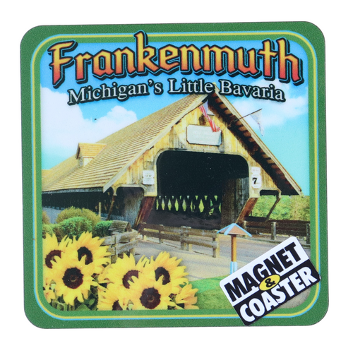 Wooden Bridge Magnet & Coaster