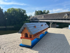Covered Bridge Building Block Set