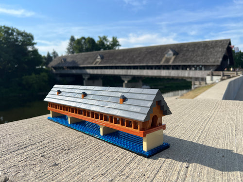 Covered Bridge Building Block Set