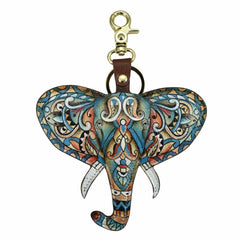 Anuschka Elephant Mandala Bag Charm