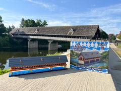 Covered Bridge Building Block Set