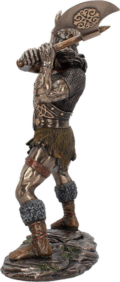 Viking Warrior with Axe Statue