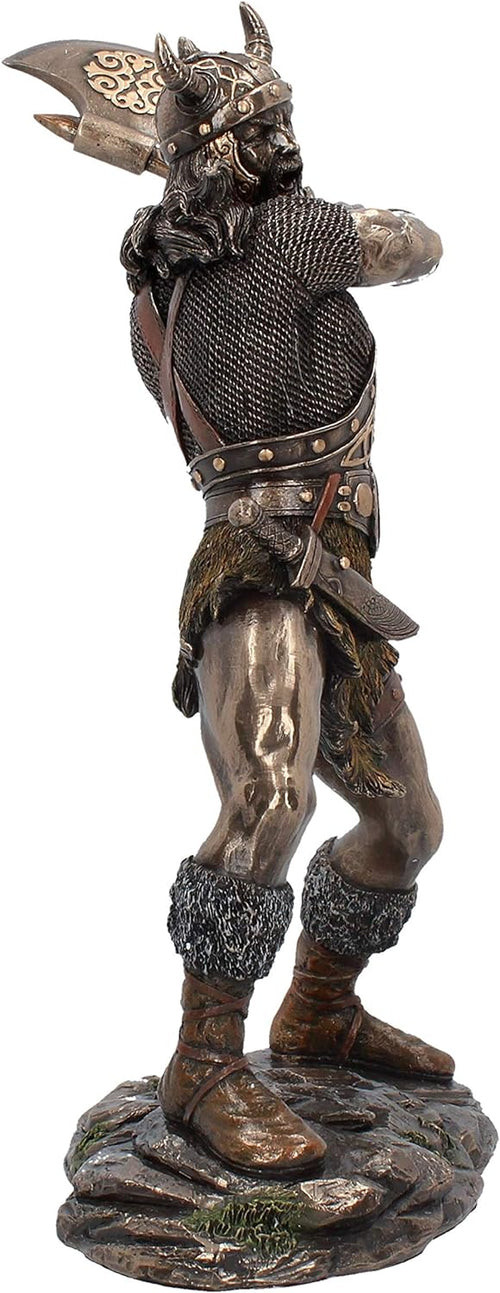 Viking Warrior with Axe Statue