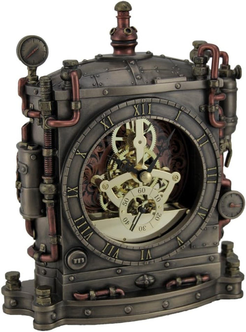 Steampunk Grand Machine Mantel Clock
