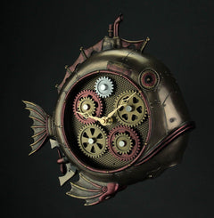 Steampunk Deep Sea Dweller Wall Clock