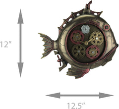 Steampunk Deep Sea Dweller Wall Clock