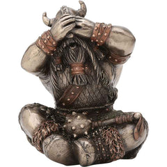 See no Evil Viking Statue