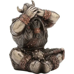 See no Evil Viking Statue