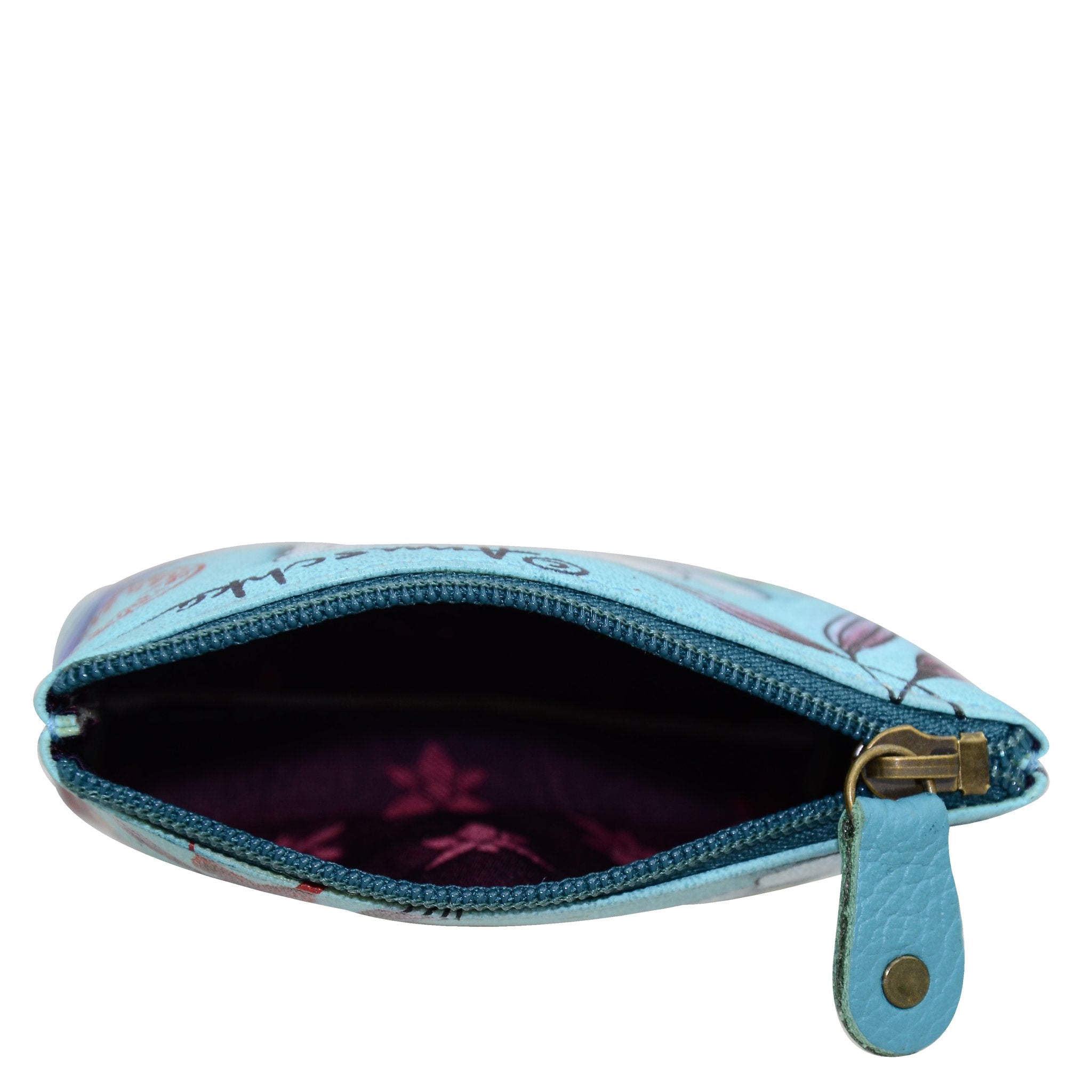 Anuschka Jardin Bleu Coin Pouch