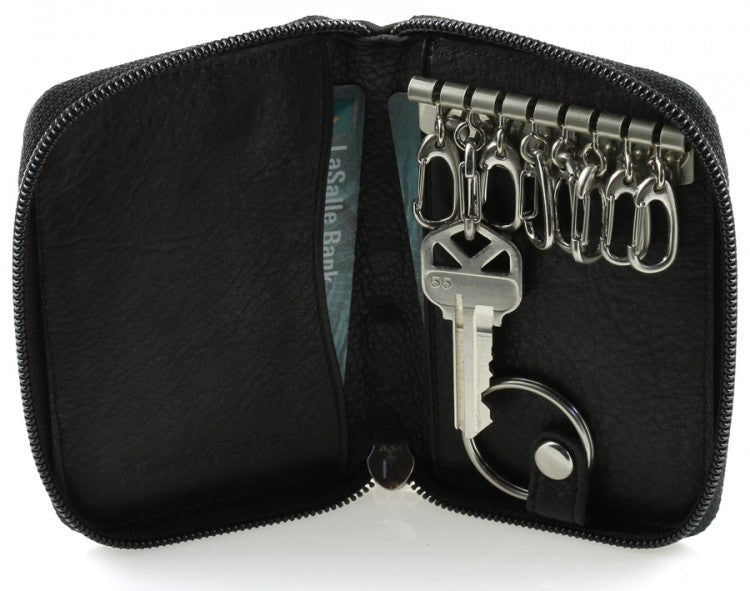 Osgoode Marley  8 Hook Zip Key Case with Valet Wallet