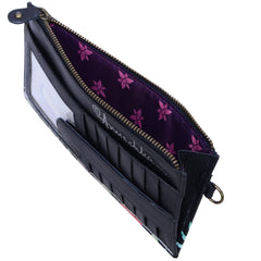 Anuschka Playful Zebras Wristlet Organizer