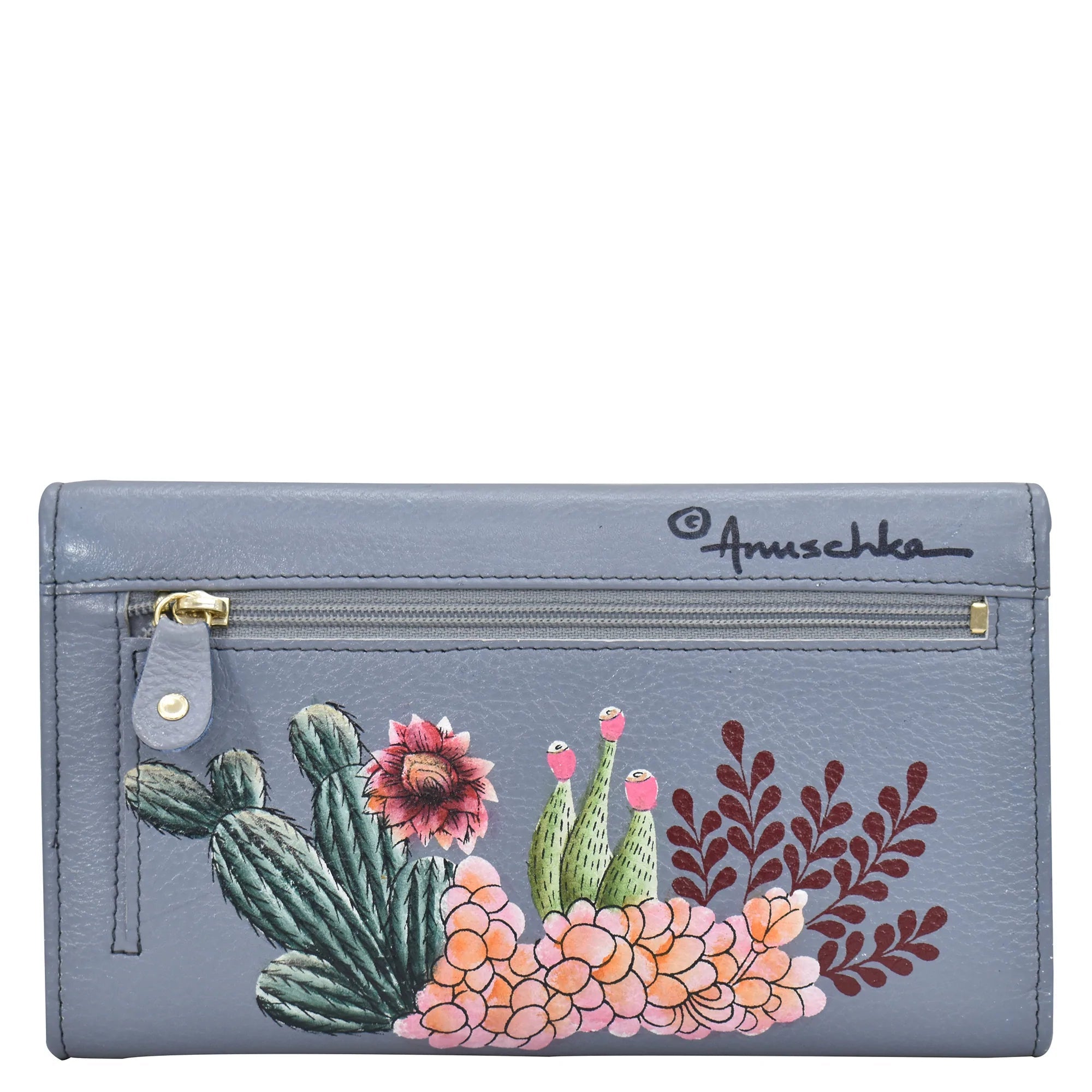 Anuschka Desert Garden Checkbook Clutch