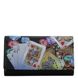 High Roller Checkbook Clutch with RFID