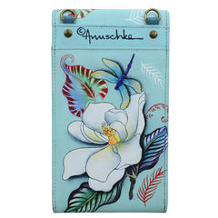 Anuschka Jardin Bleu Smartphone Crossbody