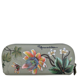 Anuschka Floral Passion Eyeglass and Cosmetics Pouch