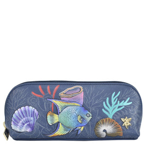 Anuschka Mystical Reef Cosmetic and Eyeglass Pouch