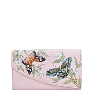 Anuschka Butterfly Melody Accordion Flap Wallet