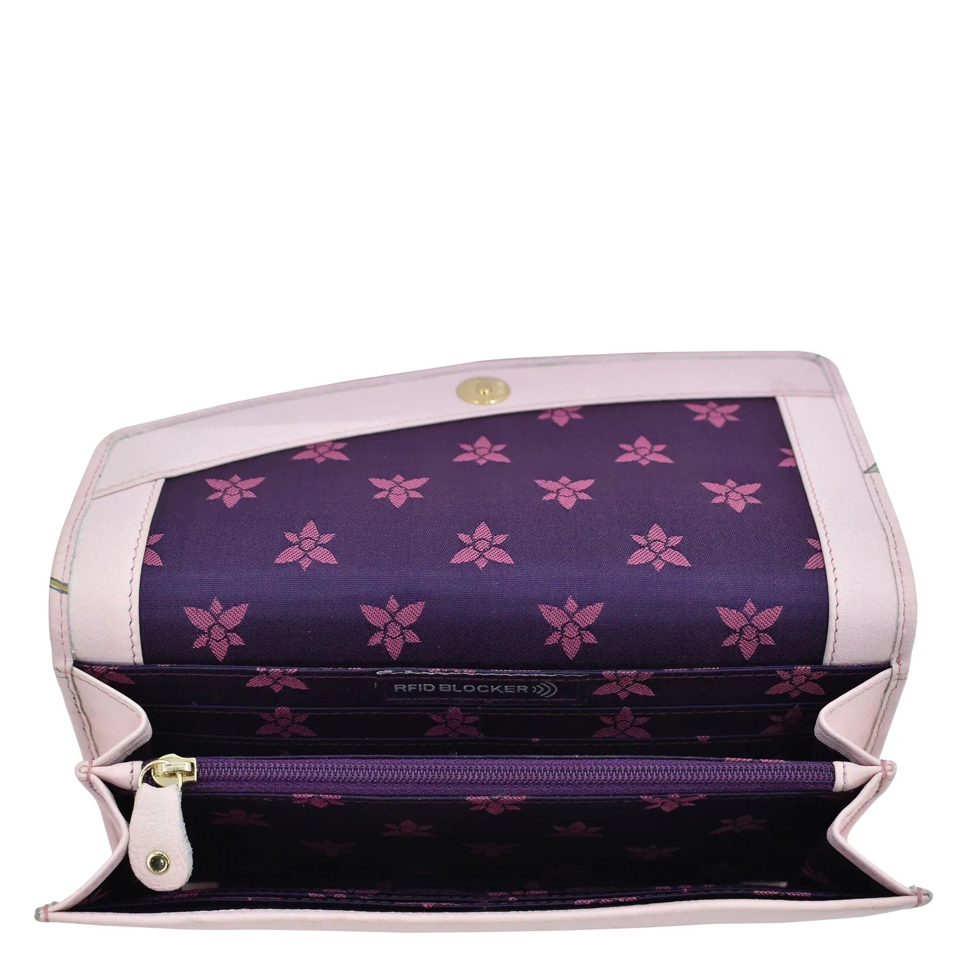 ★NlCK&NlCOLE★ CRYSTAL ACCORDION WALLET_ETOFFE c1106_b4bk_a0