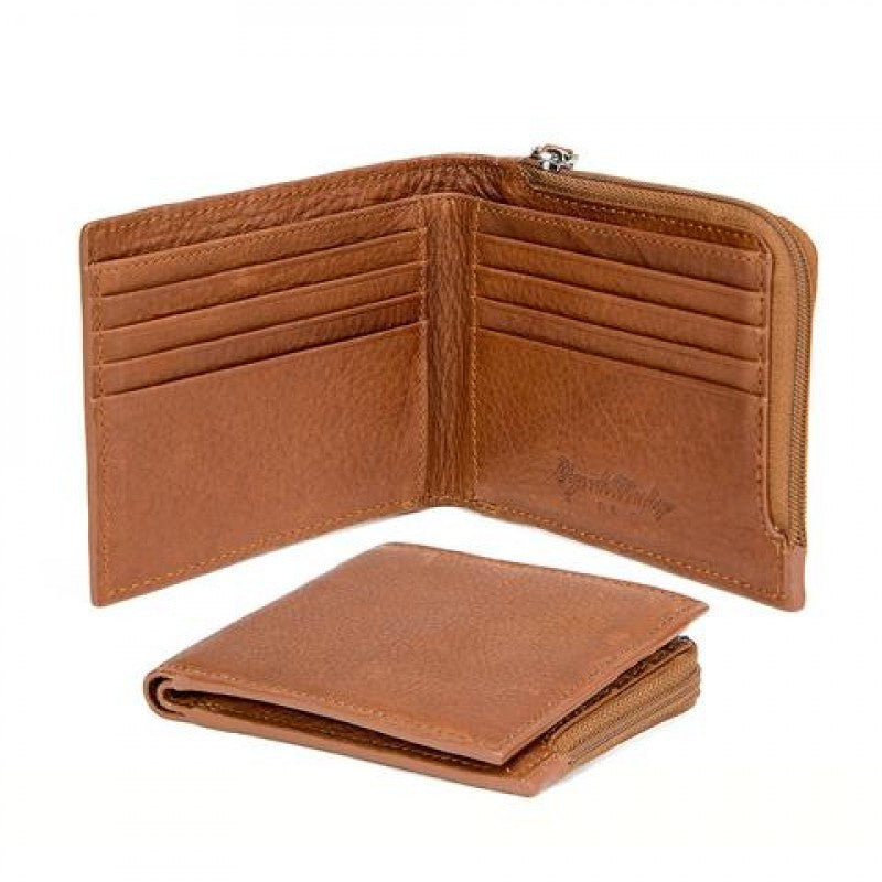 Osgoode Marley Men's Zip Pocket Leather Wallet