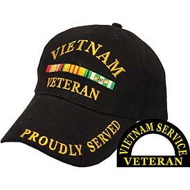 Vietnam Veteran  Proudly Served Cap