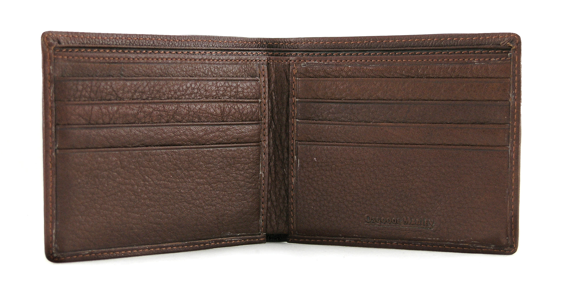 Men's Thinfold 8 Card Slot Leather Wallet