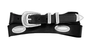 Taper Ornament Leather Belt