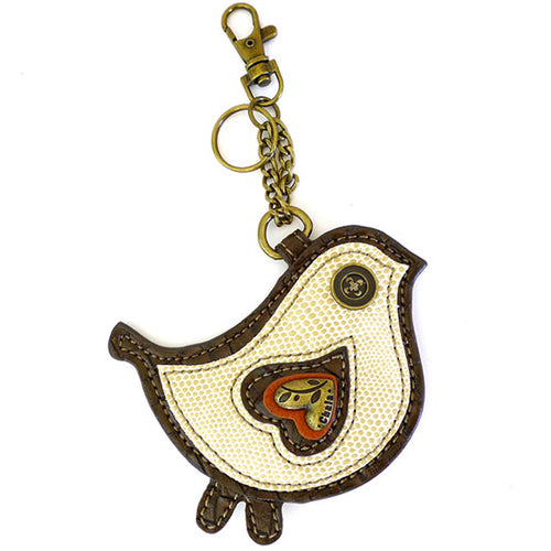 Attachable Bird Coin Purse and Key Fob 