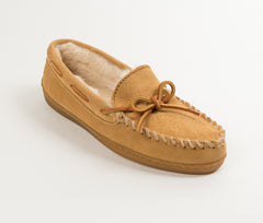 Minnetonka Pile Lined Hardsole - Tan