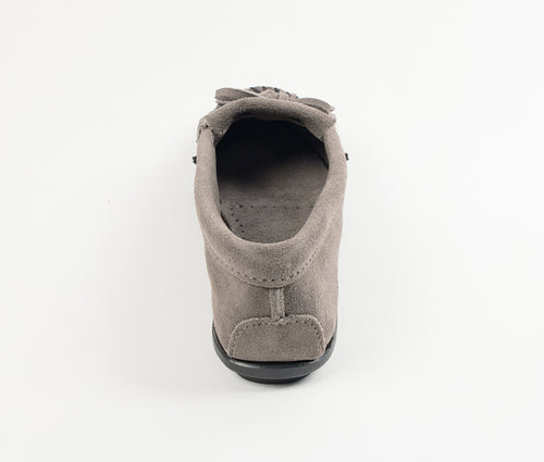 Minnetonka Kilty Moccasin - Grey