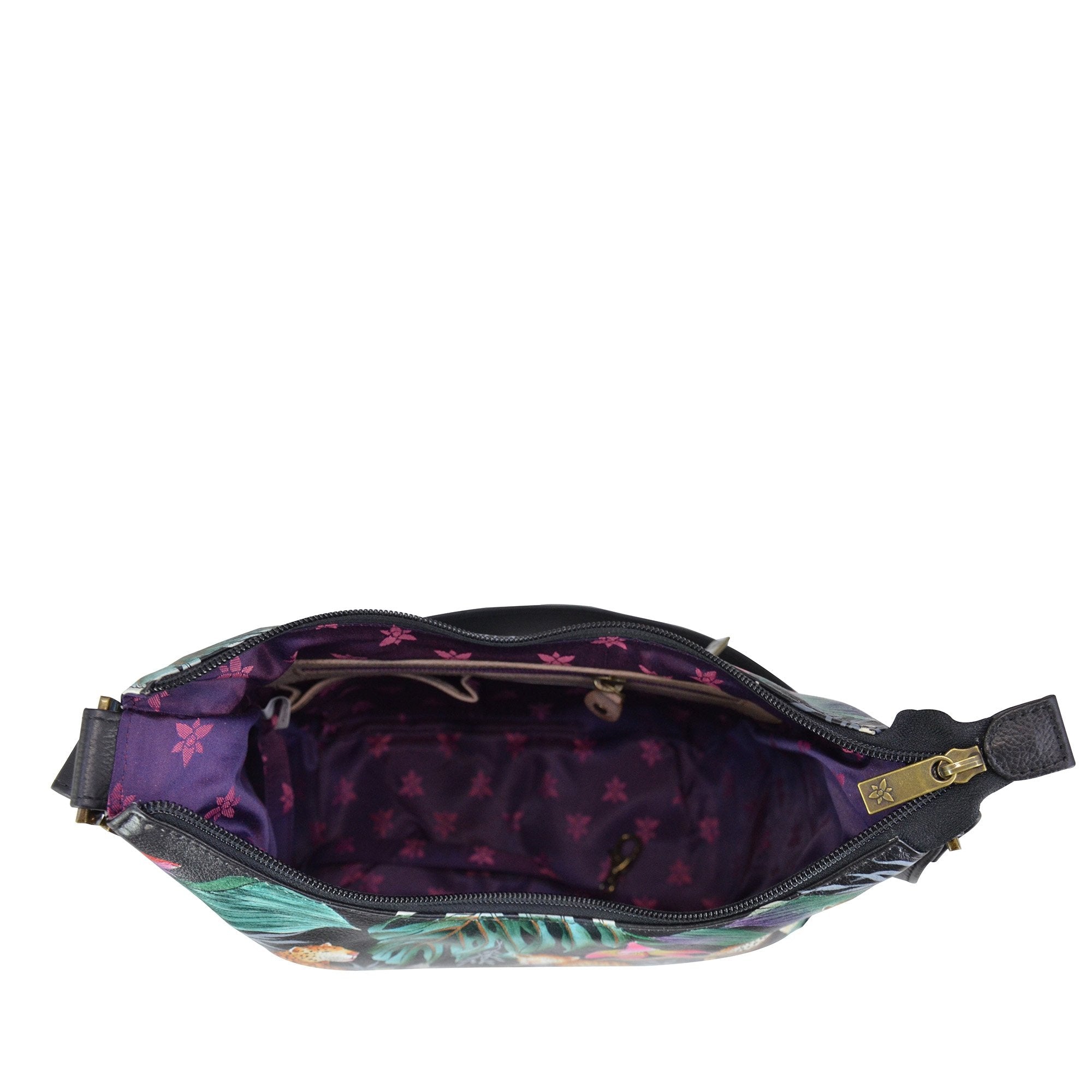 Anuschka Jungle Queen Studded Classic Hobo