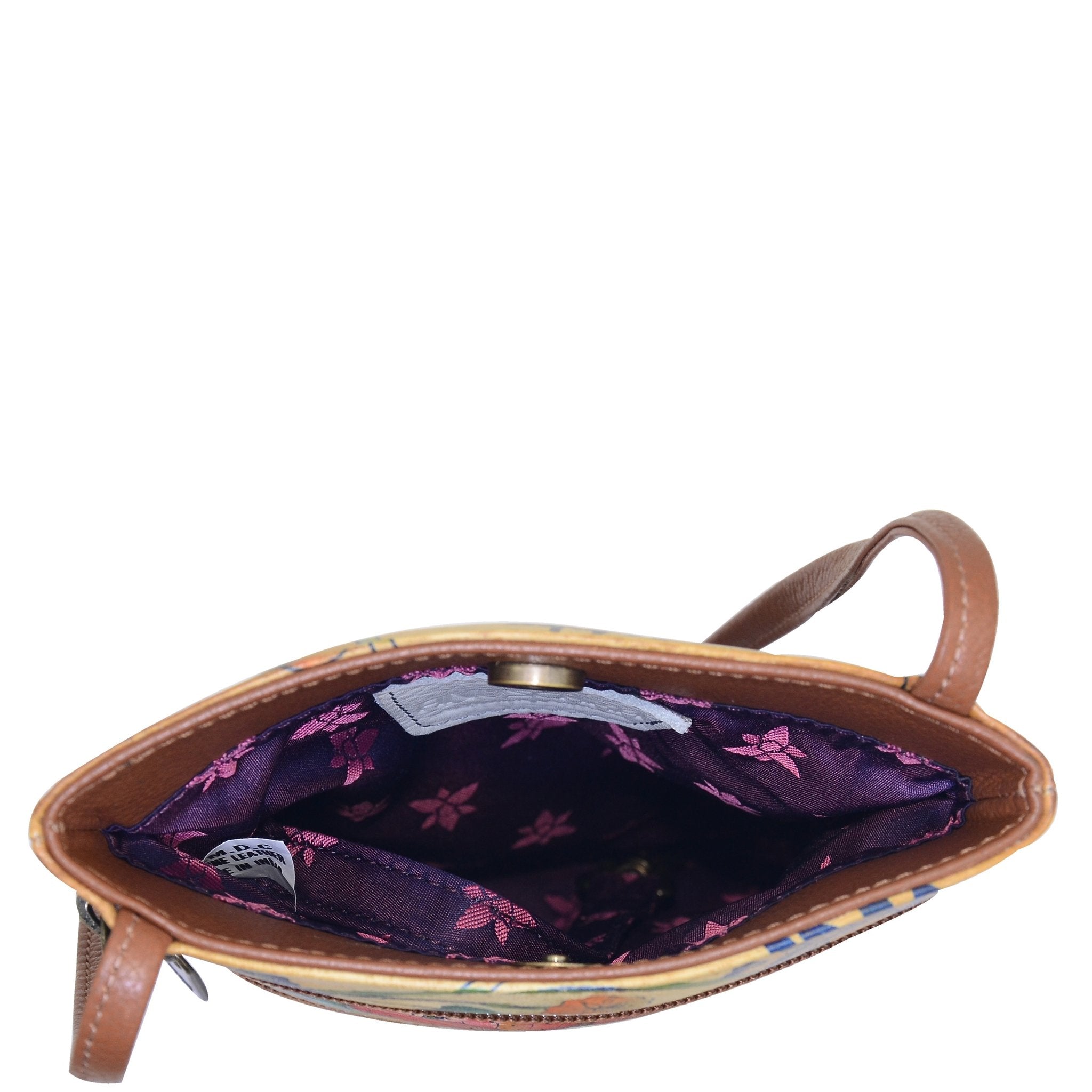 Anuschka Caribbean Garden Mini Crossbody