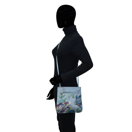 Anuschka Underwater Beauty Slim Crossbody