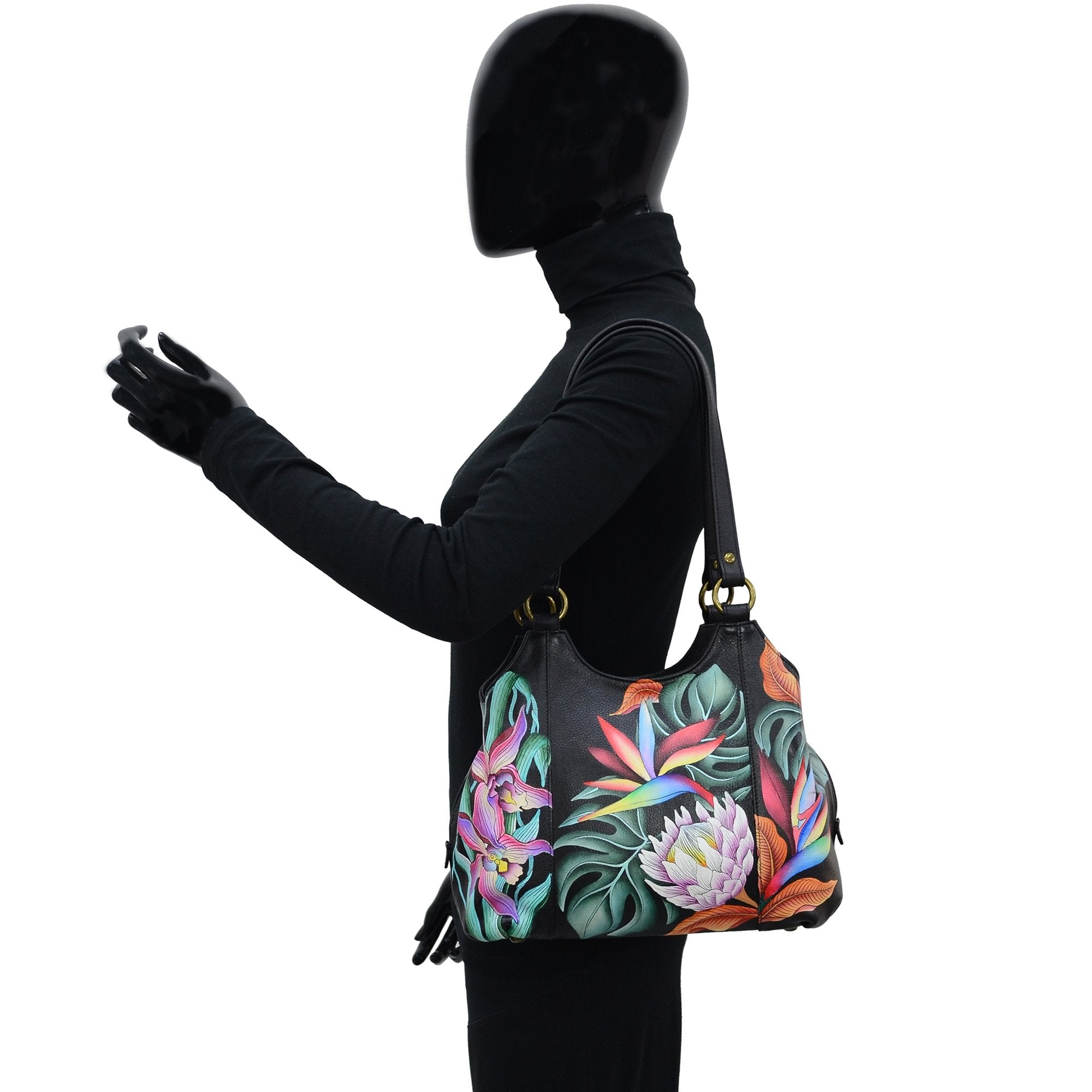 Anuschka Island Escape Triple Compartment Satchel