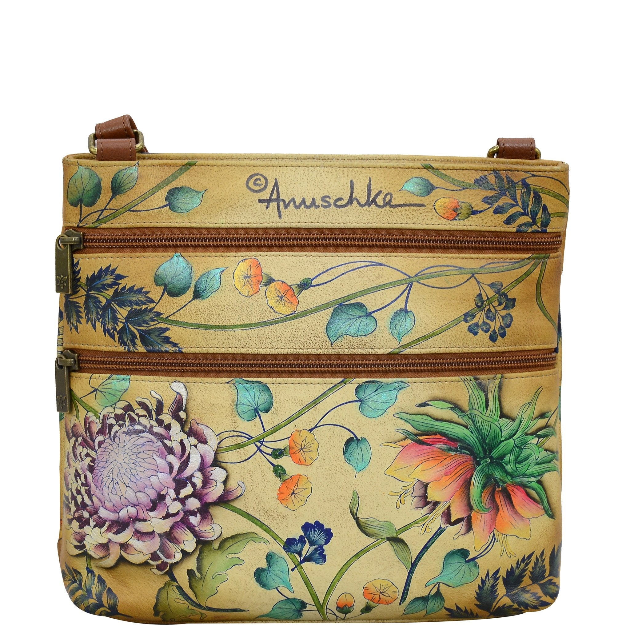 Anuschka Caribbean Garden Crossbody