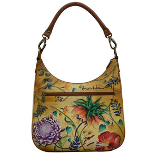 Anuschka Caribbean Garden Convertible Slim Hobo