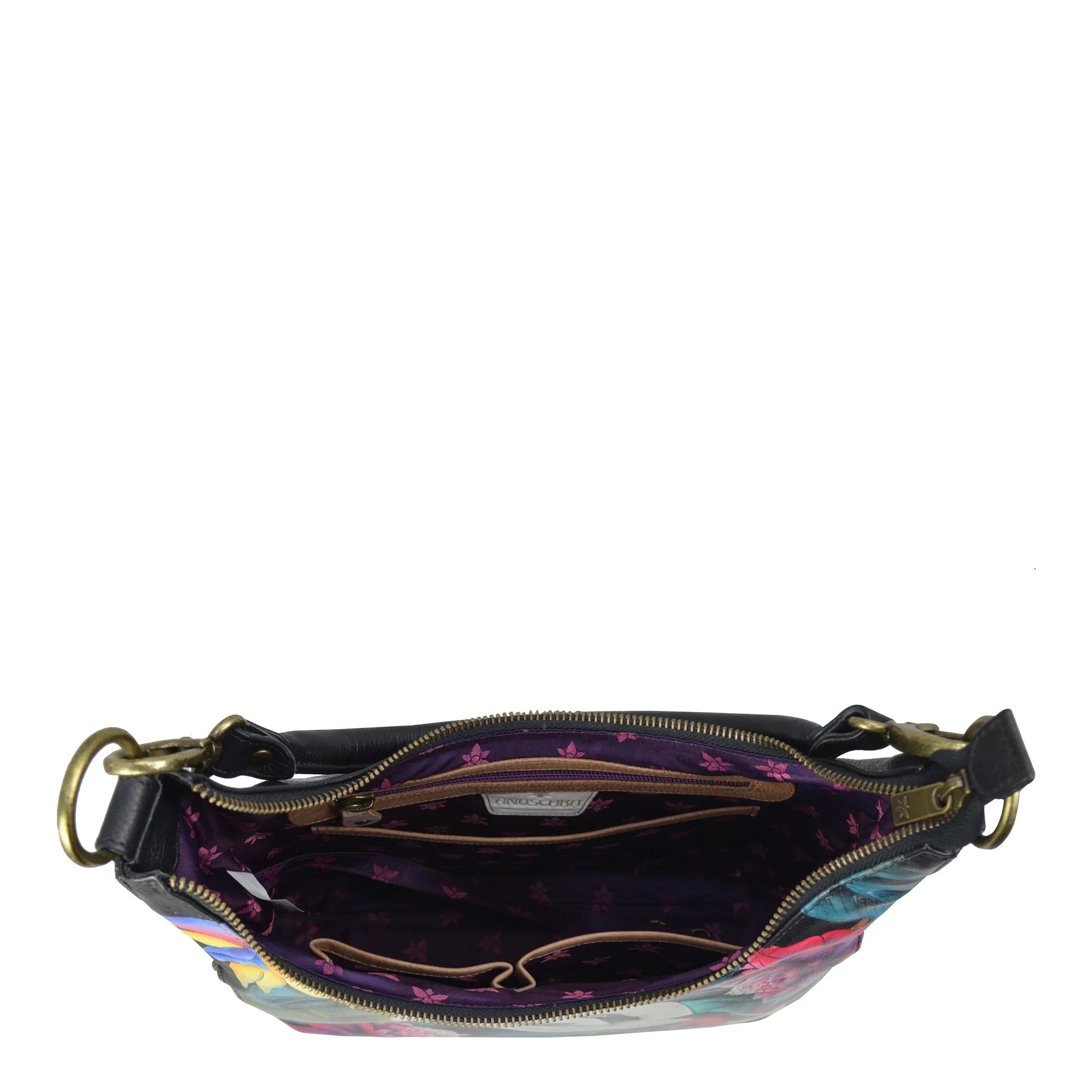 Anuschka Happy Panda Convertable Slim Hobo