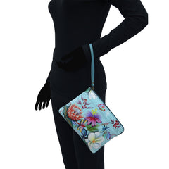 Anuschka Jardin Bleu Three-in-One Clutch