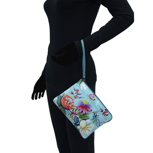 Anuschka Jardin Bleu Three-in-One Clutch