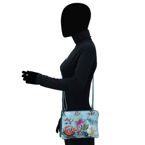 Anuschka Jardin Bleu Three-in-One Clutch