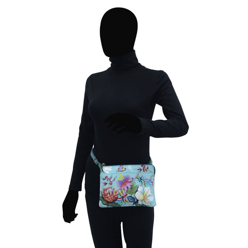 Anuschka Jardin Bleu Three-in-One Clutch