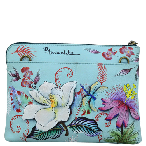 Anuschka Jardin Bleu Three-in-One Clutch
