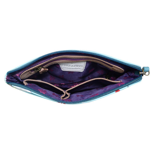 Anuschka Jardin Bleu Three-in-One Clutch