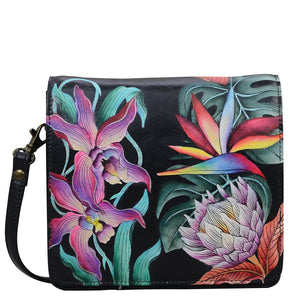 Anuschka Island Escape Messenger Bag