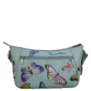 Anuschka Butterfly Heaven Shoulder Hobo The Covered Bridge and