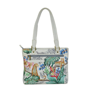 Anuschka Jungle Queen Ivory Medium Shopper