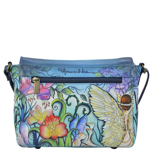 Anuschka Enchanted Garden Flap Crossbody