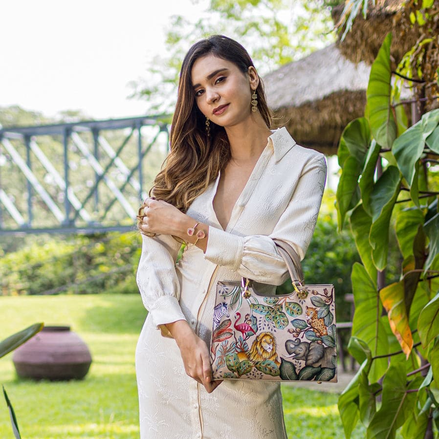 Anuschka African Adventure Medium Satchel
